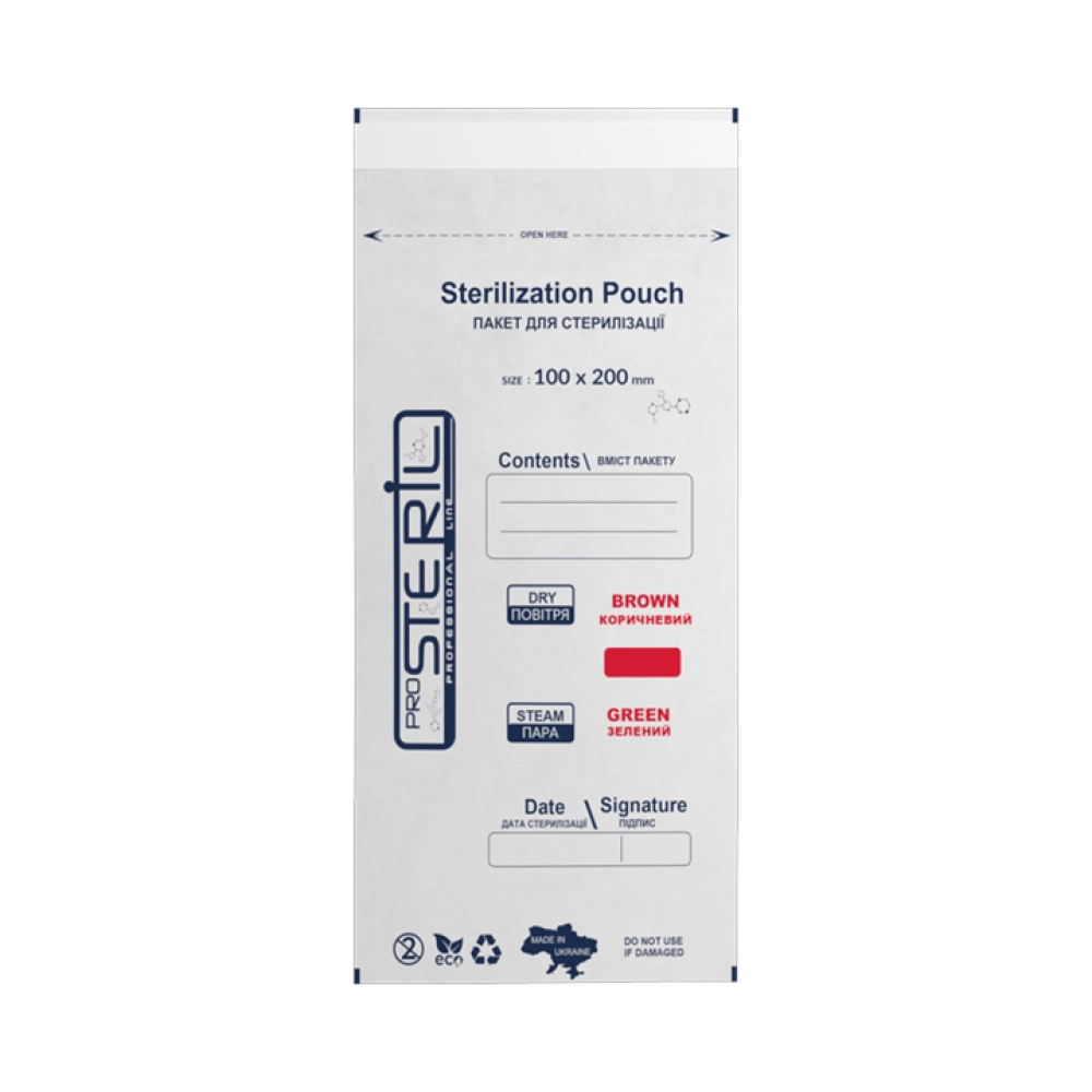 Sterilisationsbeutel — MEDIUM, 100x200mm, 100x