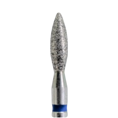Fräser — Flamme, Blau, 2.5 mm x 8.0 mm