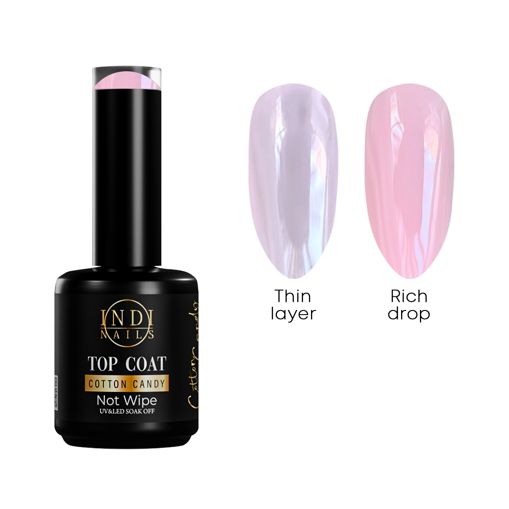 Top Coat — Cotton Candy 3, No Wipe