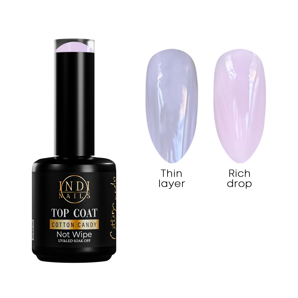 Top Coat — Cotton Candy 2, No Wipe