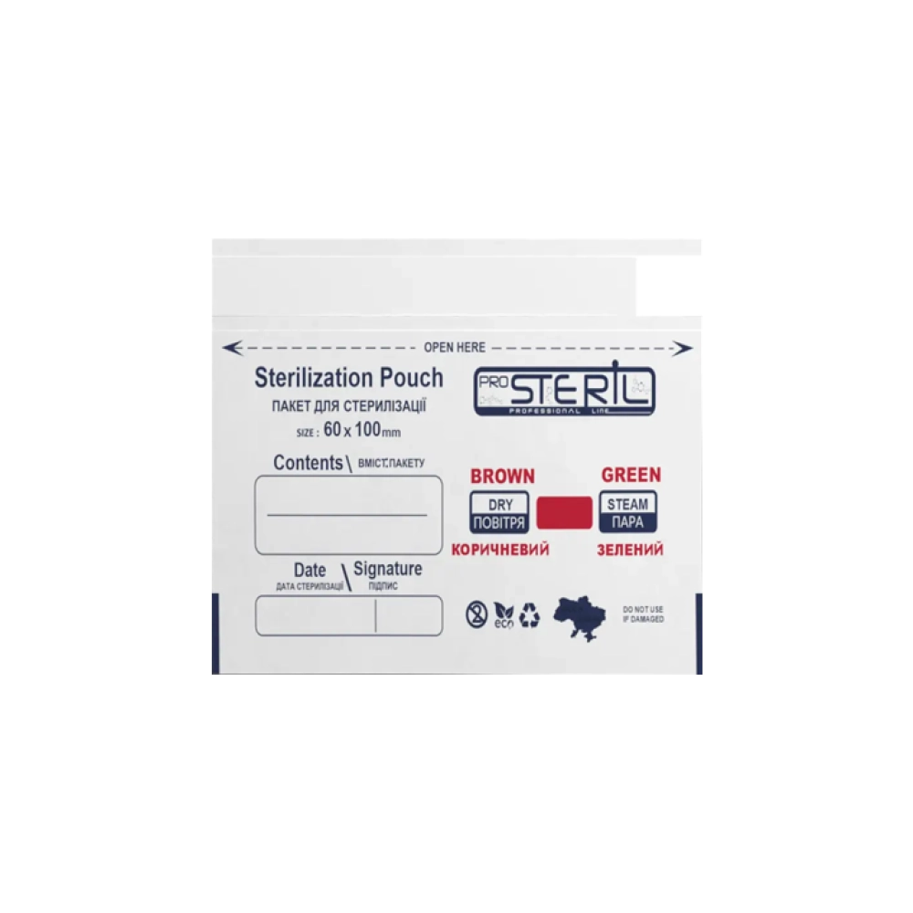 Sterilisationsbeutel — MINI, 60x100mm, 100x