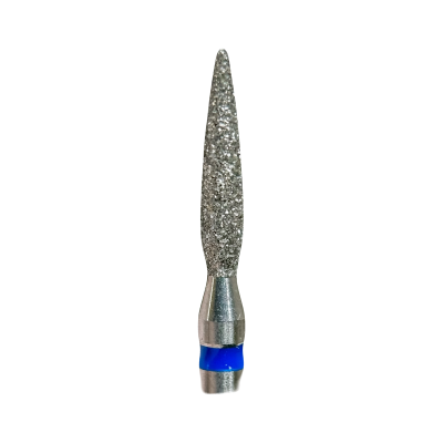 Fräser — Flamme,  Blau, 2.1 mm x 10.0mm