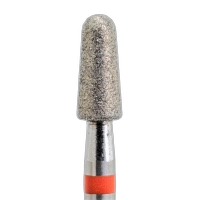 Drill  Abgerundeter Kegel Rot (3.5 mm x 8.0 mm)