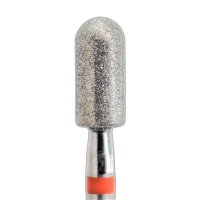 Drill  Zylinder mit Halbkugel Rot (4.0 mm x 9.0 mm)