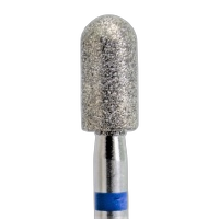 Drill  Zylinder mit Halbkugel Blue (4.0 mm x 8.0 mm)