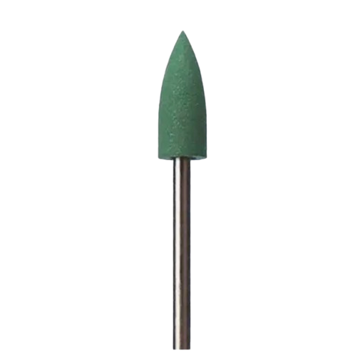 Fräser — Silikon-Polierer, Grün, 6.0mm