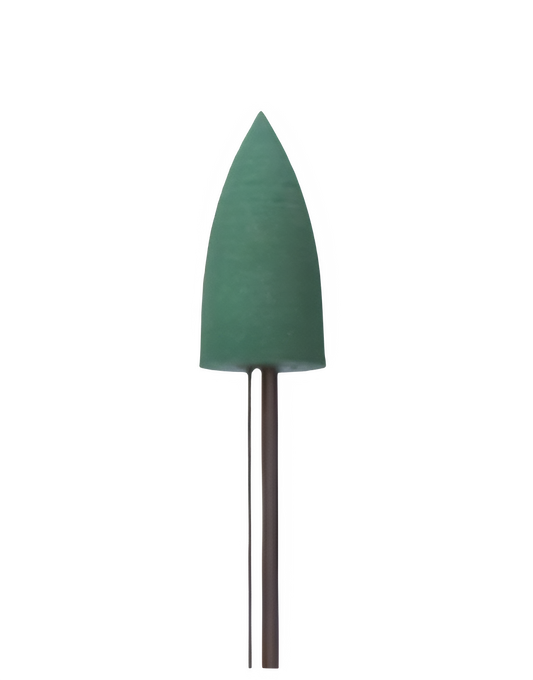 Fräser — Silikon-Polierer, Grün, 10.0mm