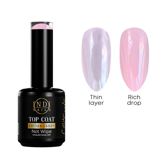 Top Coat — Cotton Candy 3, No Wipe