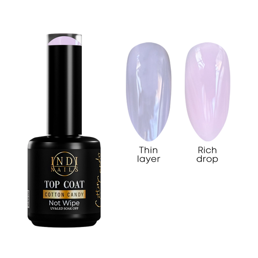 Top Coat — Cotton Candy 2, No Wipe
