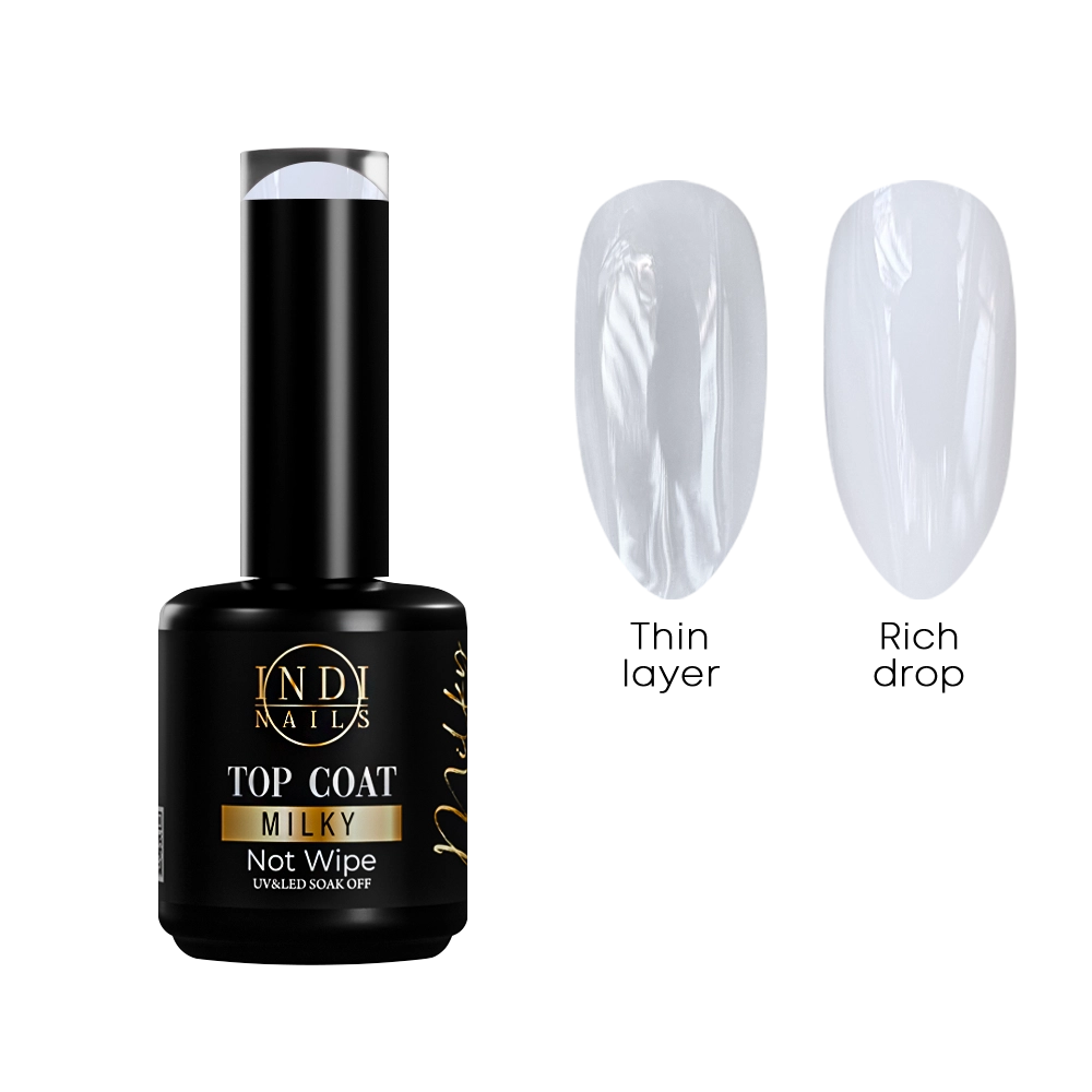 Top Coat — Milky, No Wipe